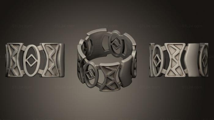 Jewelry rings (ring 129, JVLRP_0230) 3D models for cnc